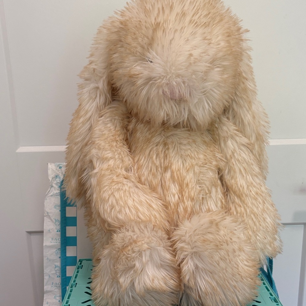 Jellycat genuine BIG SpringLoweLux Bunny. BNWT&Dustbag. Fastship